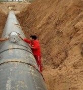 Latest company case about China-Russia pipeline inspection Heihe section 1422