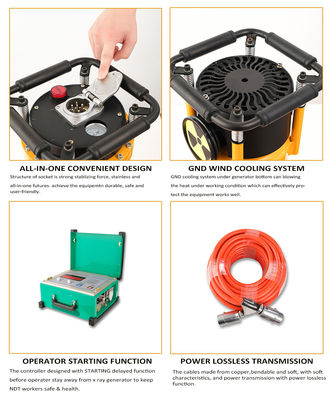 Industrial X Ray NDT Radiography Equipment Portable For Pressure Vessel Fabrication