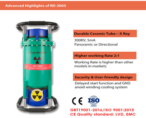 170-350kv Industrial NDT X Ray Equipment With Rugged Metal Ceramic X Ray Tube Housing