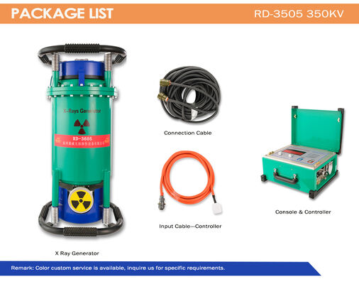 Industrial X Ray Machine RD 3605 Lightweight Portable Device for NDT Radiography of Natural Gas Oil Pipelines and Chemical Containers