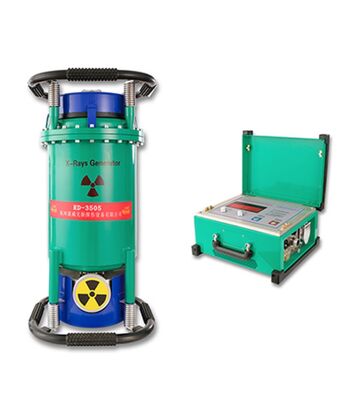 RD-3505 Portable NDT X Ray Flaw Detector with 55mm Penetration for Double Wall Single Image Inspection of Tanks and Pipelines