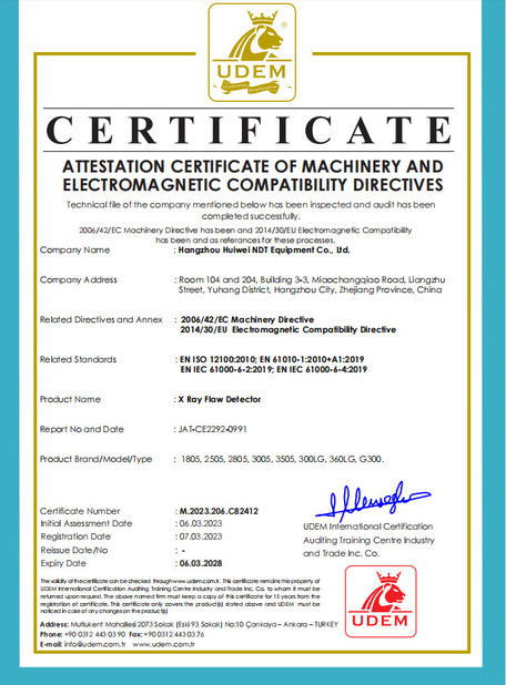 Hangzhou Huiwei Nondestructive Equipment Co.,Ltd,